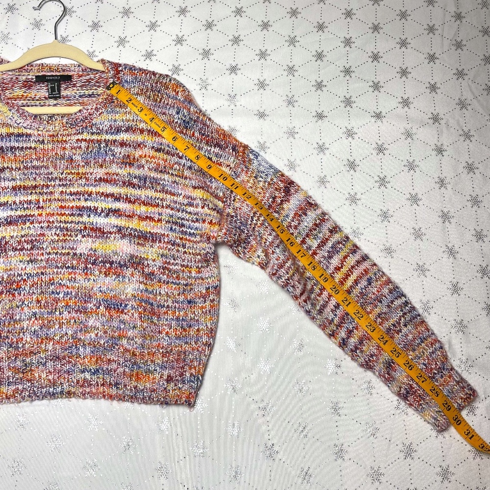Forever 21 Multicolor Sweater Medium - image 5